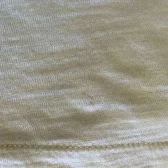 J Crew Vintage Cotton V-Neck Lime Yellow Short Sleeves T-Shirt S #1229 - Picture 5 of 11